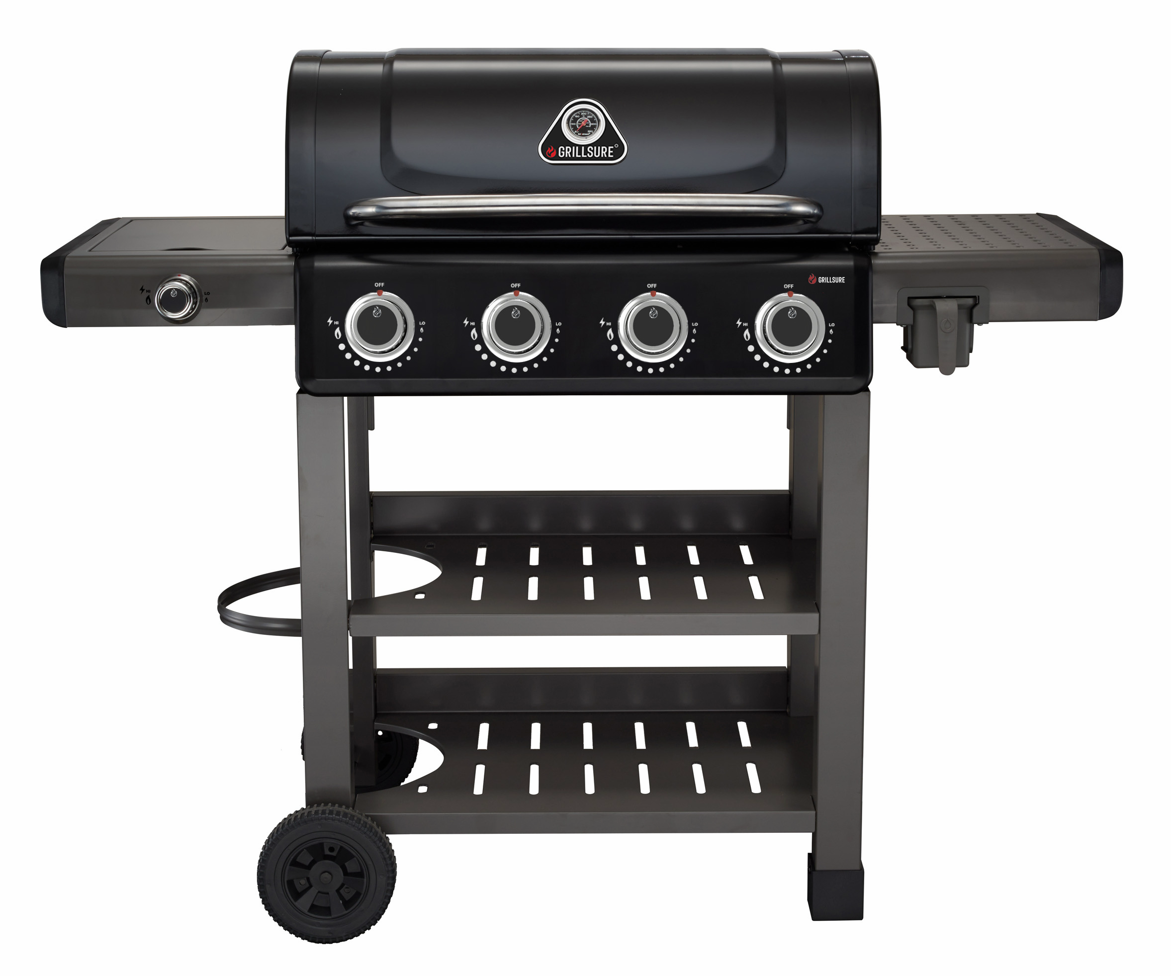 Carbon 4 Burner Barbecue With Side Burner