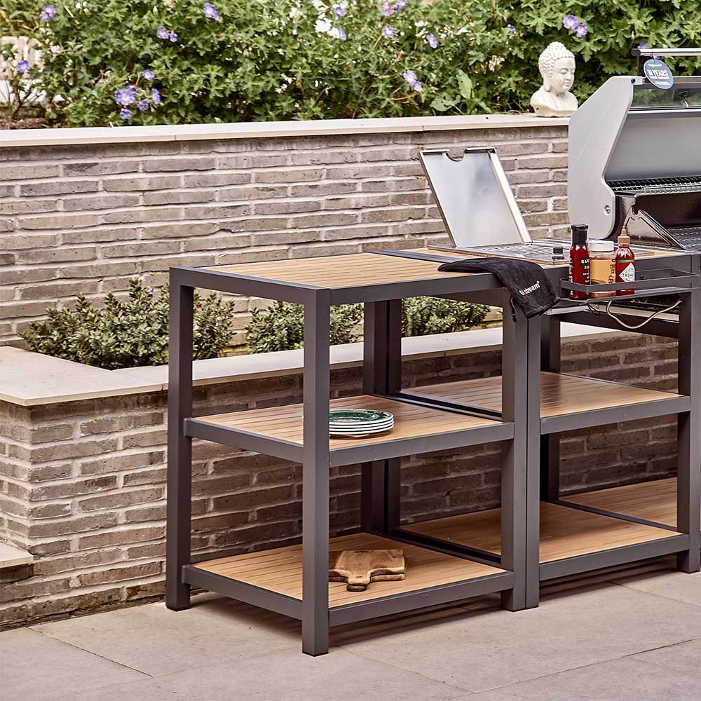 Sanctuary Oak Outdoor Kitchen Square Unit