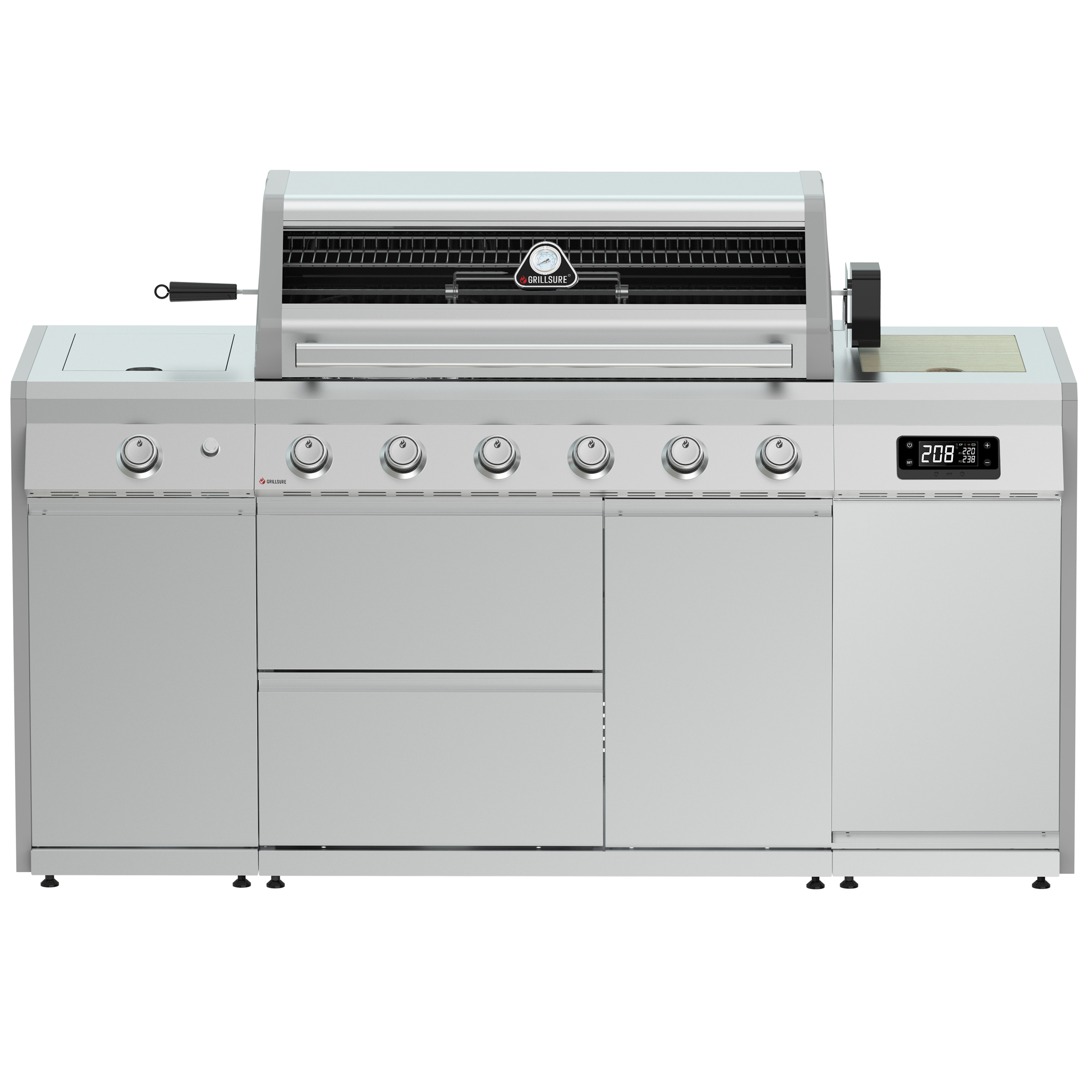 Island 6 Burner Barbecue (With SmartGrill Technology)