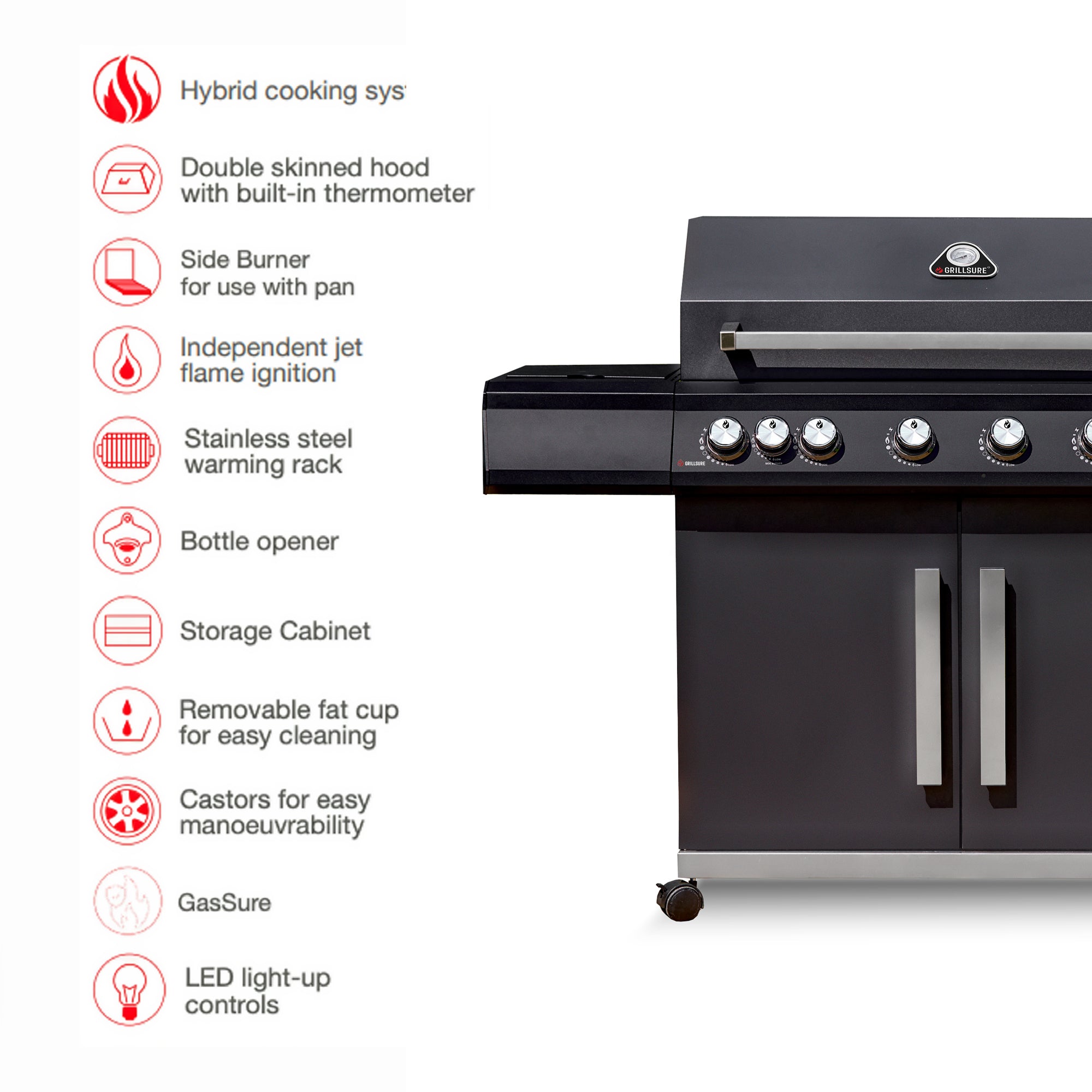 Stealth 6 Burner Barbecue