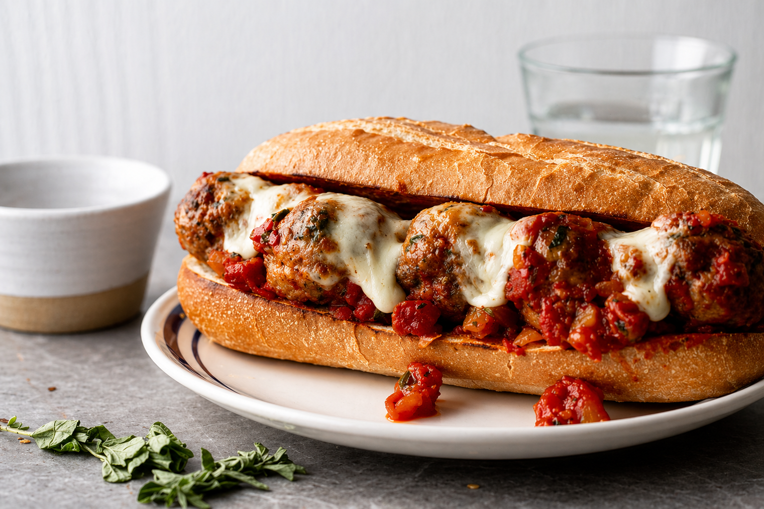 "Subway" Meatball Marinara