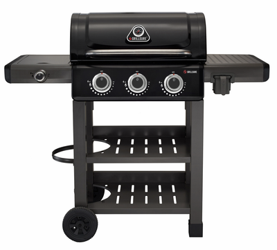 Carbon 3 Burner Barbecue With Side Burner