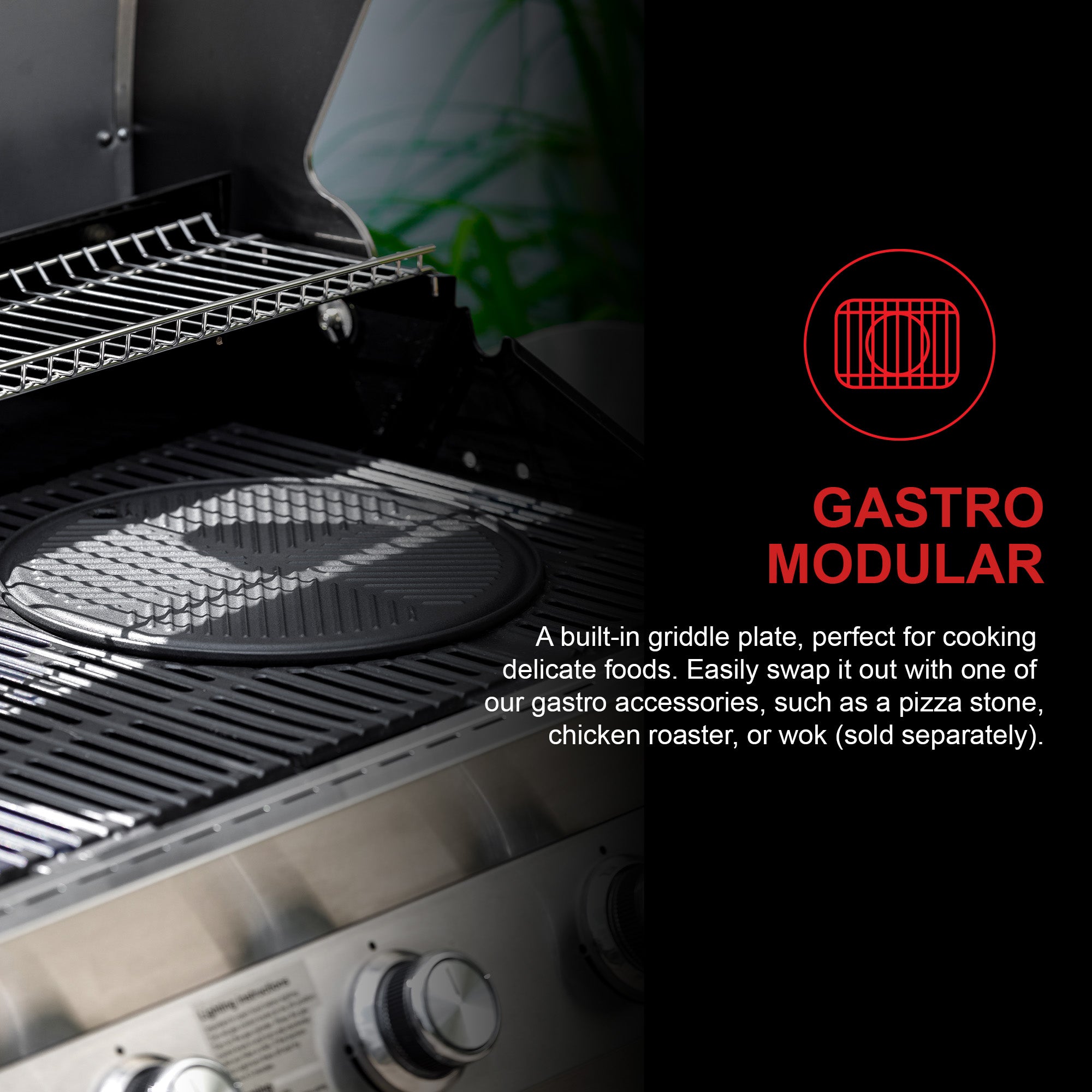 Classic 4 Burner Barbecue (With Side Burner)