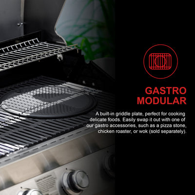 Classic 4 Burner Barbecue (With Side Burner)