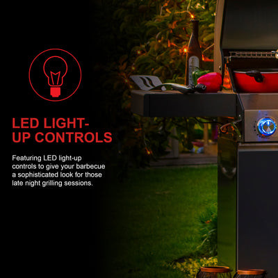 Classic 4 Burner Barbecue (With Side Burner)