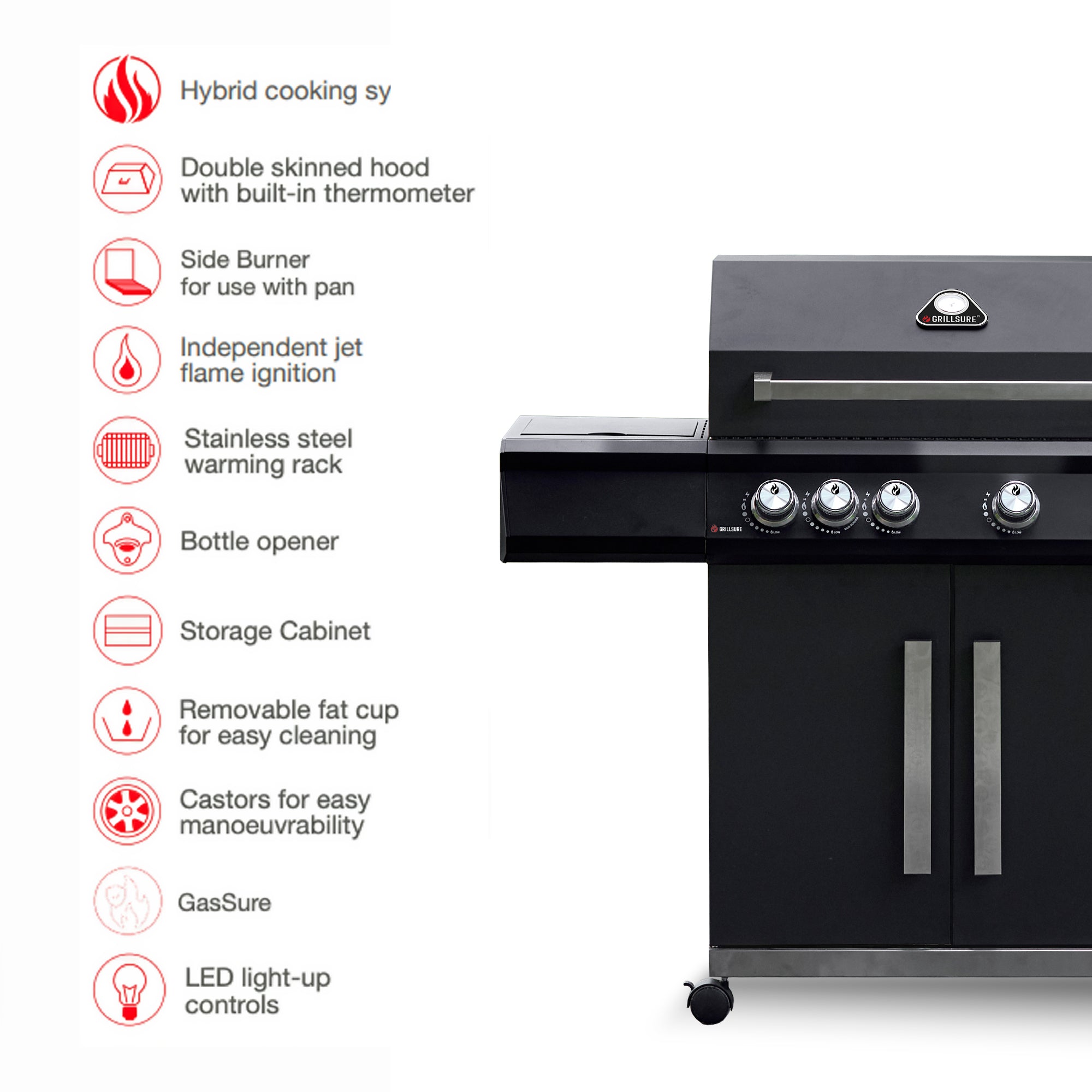 Stealth 4 Burner Barbecue